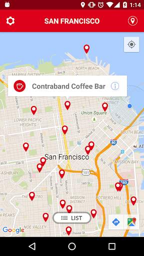 Crema find indie coffee shops screenshot 3