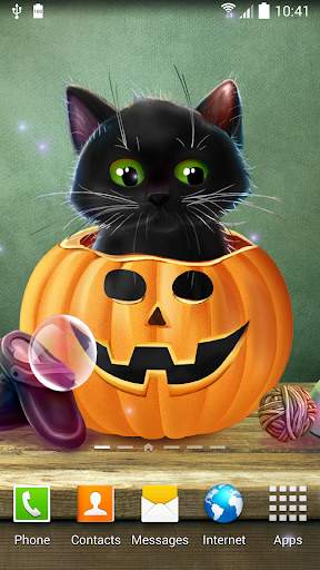 Cute Halloween Live Wallpaper screenshot 4