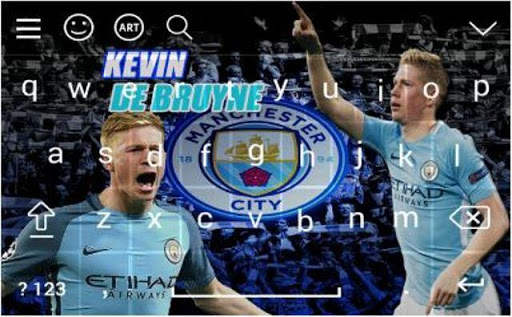Kevin De Bruyne Theme Keyboard screenshot 6
