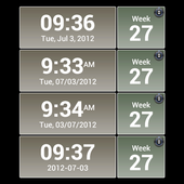 Blazing Skies Clock Widget icon