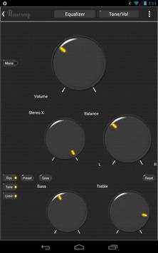 Poweramp Skin Dark Minimal скриншот 8
