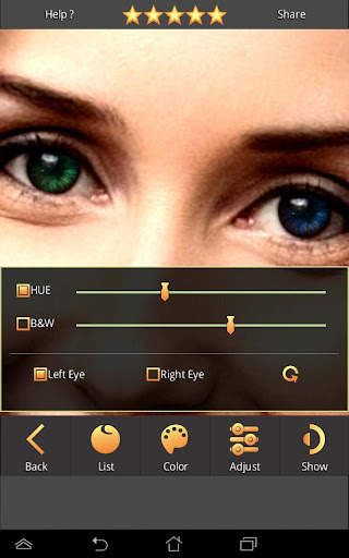 FoxEyes - Change Eye Color screenshot 4