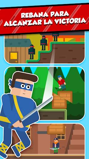 Mr Ninja: Puzles rebanadores screenshot 4