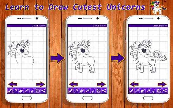 Learn to Draw Cutest Unicorns screenshot 4