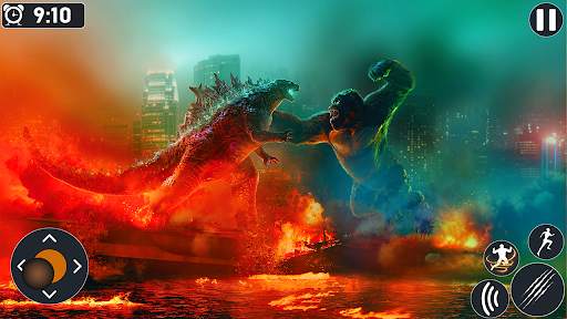 Gorilla Rampage Attack Godzilla Vs King Kong Game screenshot 4
