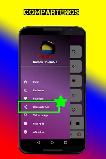 Emisoras colombianas - Radios colombia 5 تصوير الشاشة