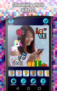 Pixel Art Stickers – Color By Number Photo Editor screenshot 5