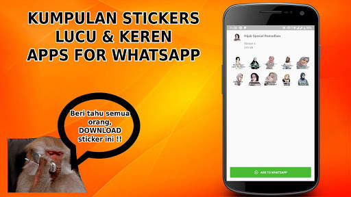 Kumpulan Stickers Lucu Apps For WhatsApp screenshot 2