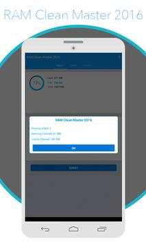 RAM Clean Master 2016 screenshot 1