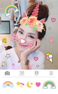 Unicorn Photo Stickers - Kawaii Photo Editor screenshot 2