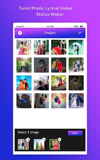 Tamil Photo Lyrical Video Status Maker screenshot 3