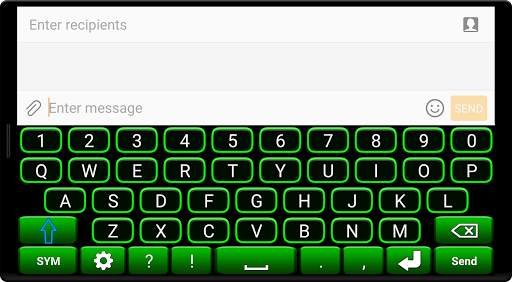 Green Neon Keyboard स्क्रीनशॉट 5