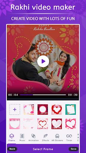 Rakhi Video Maker : Rakshabandhan Video Maker स्क्रीनशॉट 2