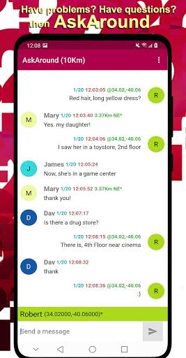 AskAround - ask question / chat with people nearby screenshot 8