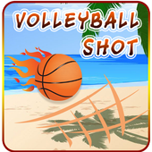 Volleyball shoot game icon