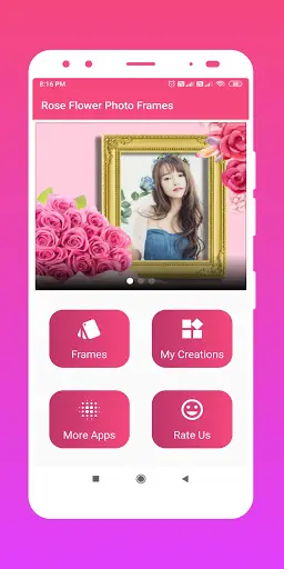 Rose Flower Photo Frames - Flower Photo Editor screenshot 2