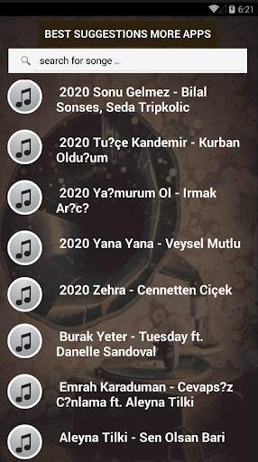 اشهر اغاني تركية بالكلمات 2021 Top Turkish songs screenshot 3