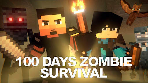 100 Days Zombie Survival MCPE screenshot 2