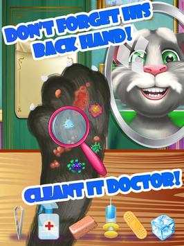 Talking Cat Hand Doctor - Hospital Care Game screenshot 3