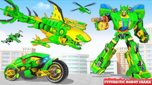 Shark Robot Transform Bike screenshot 2