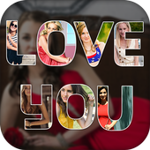 Text Photo Collage Maker أيقونة