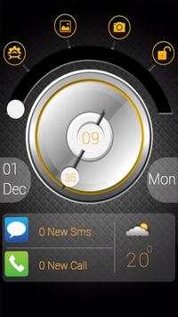 Needle Clock Lock Theme screenshot 3