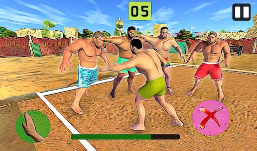 Kabaddi Wrestling League - Kabaddi Fighting Games screenshot 2