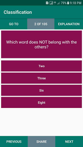 Verbal Logical Reasoning Intelligence MCQs Offline screenshot 4