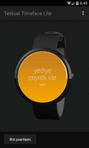 Textual Timeface Lite screenshot 1