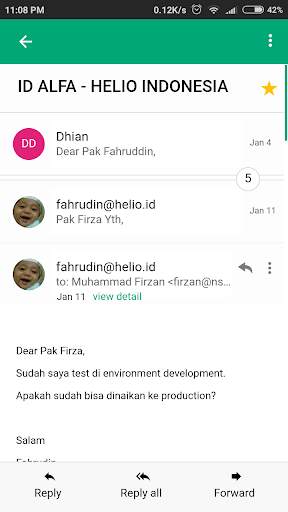 Helio Mail screenshot 4