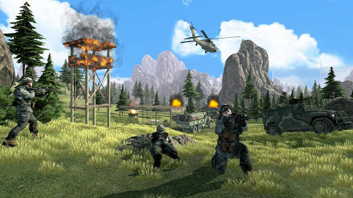 Survival Free Fire Battlegrounds: FPS Shooting 3D screenshot 3