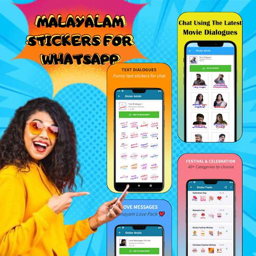 Malayalam WAStickers for Chat screenshot 2