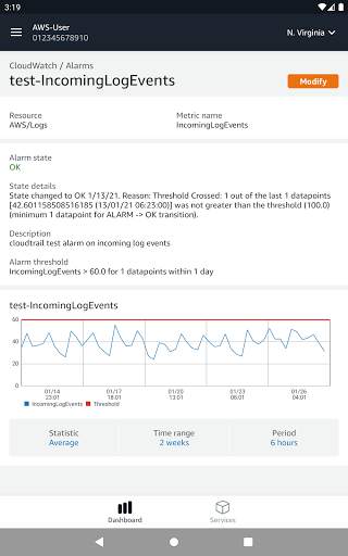 AWS Console screenshot 11