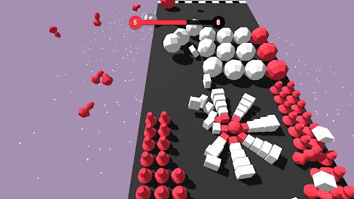 Color Bumb Cross ball crush  game bump up the jump screenshot 2