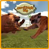 Война король джунглей Lion Sim logo