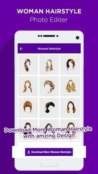 Woman Hairstyle Photo Editor screenshot 2