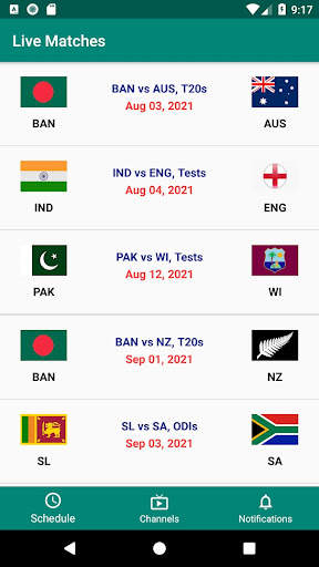 Live Cricket Tv Match Streaming Guide screenshot 3