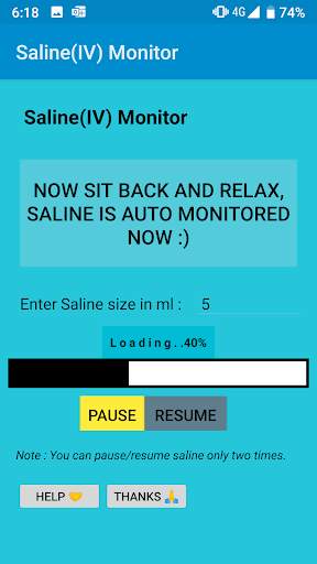Saline(IV) Monitor screenshot 4