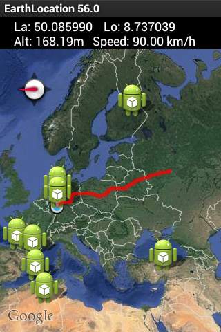 GPS трекер информация EarthLocation скриншот 18