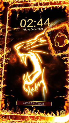 Fire Lion Launcher Theme screenshot 3