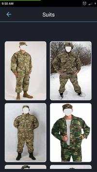 Military Man Photo Suit Editor स्क्रीनशॉट 2