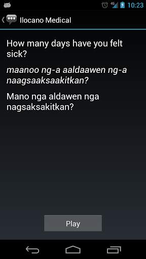 Ilocano Medical Phrases - Works offline screenshot 3