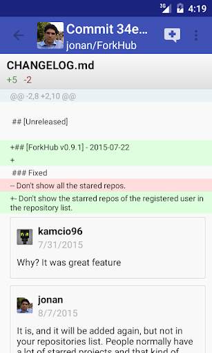 ForkHub for GitHub screenshot 5