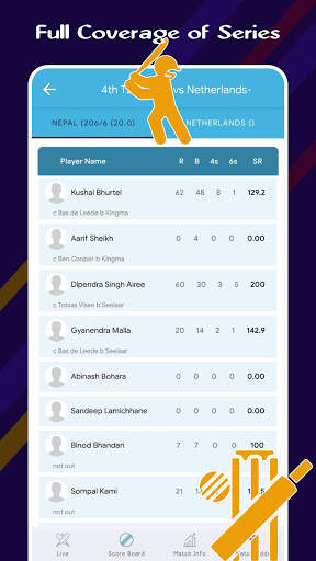 Cricket Live Score - Ball to Ball Live Score screenshot 5