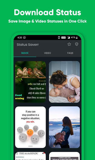 Satus Saverr: Status Downloader for Whatsapp screenshot 1