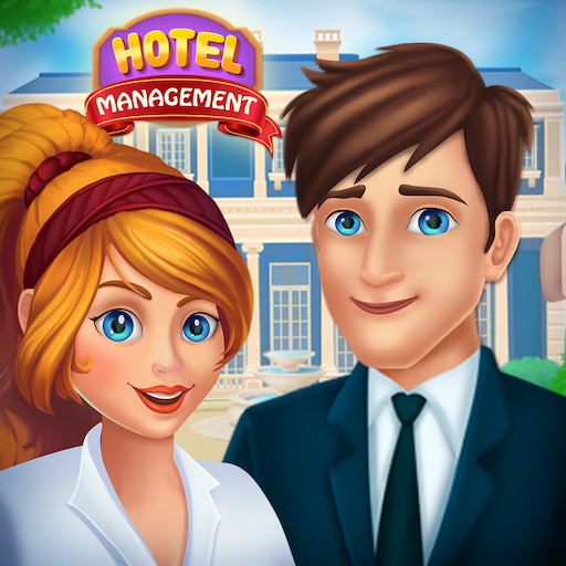 Hotel &amp; resort management game for girl with level icon