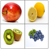 Language quiz: fruit and berries icon