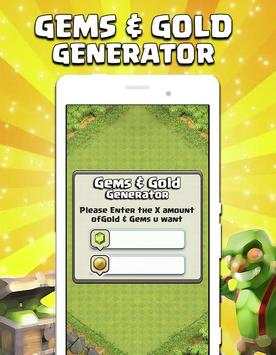 Generator Clash of Clans PRANK screenshot 3