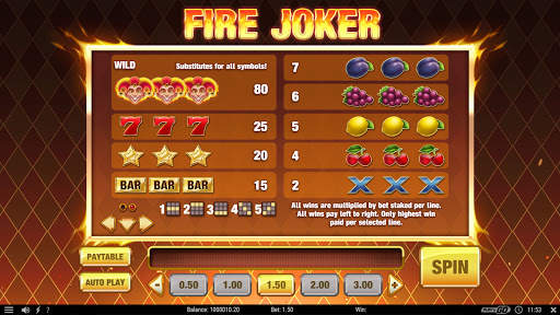 Fire Joker screenshot 4
