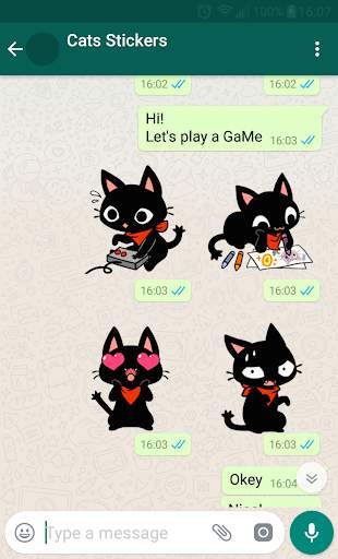 New WAStickerApps 😻 Cat Stickers For Chat screenshot 6